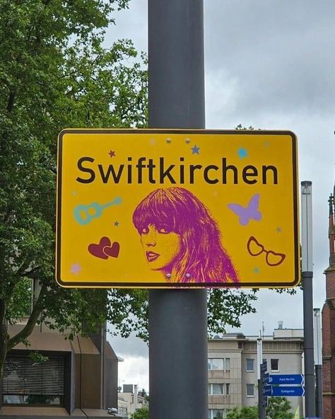 “As mayor, I am of course very happy that Taylor Swift, currently the most successful singer in the world, will be performing three times in Gelsenkirchen.” ~Mayor Karin Welgen  Gelsenkirchen will temporarily be renamed "Swiftkirchen" to celebrate Taylor Swift’s Eras Tour shows in the city. 🇩🇪 Taylor Swift Happy Aesthetic, Taylor Swift Aesthetic Square, It's Nice To Have A Friend Taylor Swift Aesthetic, Aesthetic Taylor Swift Eras Tour, Taylor Swift’s Cats, Taylor Swift Merchandise, Selena And Taylor, New York Travel Guide, Swift Facts