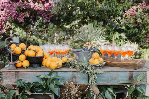 Spritz corner for welcoming the guests. Finally we have received the edited photos of G&N’s wedding and are magnificent 😍 Event design and production @chicweddingsinitaly | photo by @cinziabruschini | Flower and greenery decor @larosacaninafirenze | @dimoradellebalze #chicweddingsinitaly #sicilianwedding #weddinginsicily #spritztime #welcomedrink #livesimple #dimoradellebalze #noto Sicily Wedding, Edited Photos, Greenery Decor, Italian Garden, Italian Villa, Wedding Drink, Wedding Top, Tuscany Wedding, Aperol Spritz