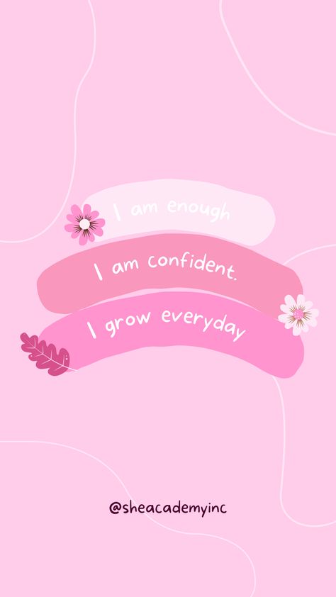 Quotes Of Affirmation For Women, Wallpaper Iphone Inspiration Positive, Self Motivation Quotes Aesthetic, Quotes For Positive Mindset, Pink Self Love Wallpaper, Pink Wallpaper Iphone Lockscreen, Love Yourself Aesthetic Wallpaper, Iphone Wallpaper Positive Affirmations, Self Care Background