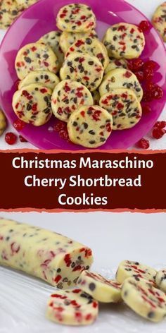 Christmas Maraschino Cherry Shortbread Cookies Maraschino Cherry Shortbread Cookies, Cherry Shortbread Cookies, Cherry Shortbread, Icebox Cookies, Best Christmas Desserts, Cherry Cookies, Maraschino Cherries, Shortbread Cookie Recipe, Shortbread Cookie