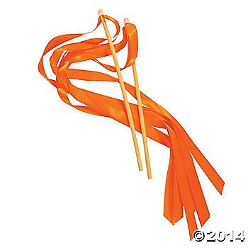 Orange Ribbon Wands Orange Ribbon Tattoo, Orange Ribbon Awareness, Crystals Wedding, Cheer Ideas, Ribbon Wands, Wooden Wand, Heart Bubbles, Ribbon Tattoos, Wedding Send Off