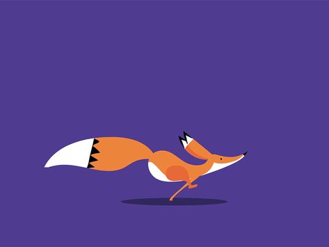 Run Rox! by Jordi Ayguasenosa Jara - Dribbble Running Sketch, Running Reference, Running Animation, Running Drawing, Running Illustration, Fox Running, Running Art, Running Gif, Learn Animation