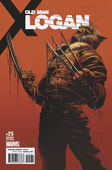 Old Man Logan Issue # 25c Wolverine Old Man Logan, Marvel Covers, Wolverine Artwork, Mark Millar, Old Man Logan, Frank Martin, Mike Deodato, Marvel Comics Covers, Comic Book Collection