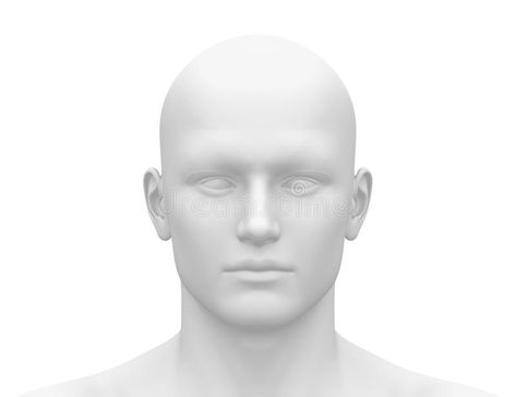 Blank White Male Head - Front view. Model Blank White Male Head - Front view , #spon, #Male, #White, #Blank, #Head, #Model #ad Male Head Front View, Male Head Side View Drawing, Male Face Structure, Man Face Silhouette, Face Template Makeup, Male Face Black And White, Blank Face, Face Parts, Face Art Drawing