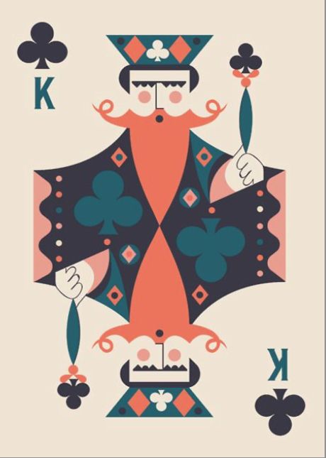 King Of Clubs, Art For Walls, Food Logo Design Inspiration, Playing Cards Design, Graphic Poster Art, Cycling Art, Up Book, Bike Art, Card Illustration