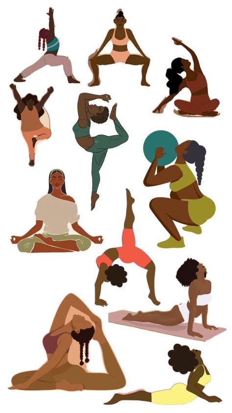 Black Woman Flexibility, Black Yoga Teacher Aesthetic, Black Women Exercising, Yoga And Meditation Aesthetic, Yoga Esthetics, Exercise Vision Board, Yoga Black Women, Workout Aesthetic Black Women, Meditation Black Woman