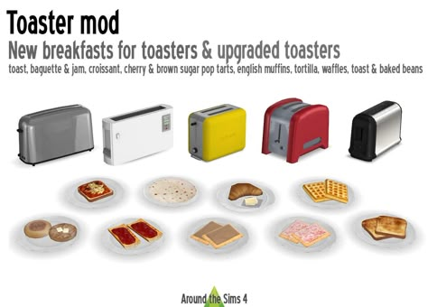 25+ Must-Have Sims 4 Functional CC Finds to Elevate Your Sims 4 Gameplay Check more at https://modsella.com/sims-4-functional-cc/ Sims 4 Lunch Box Mod, Sims 4 Toaster, 4 Toaster, Sims 4 Functional Cc, Sims 4 Functional, Around The Sims 4, Sims 4 Kitchen, The Sims 4 Pc, Ts4 Mods