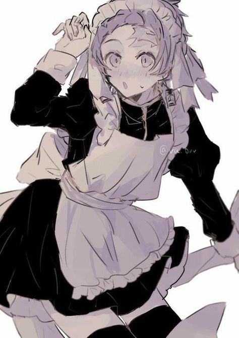 Nuestros queridos cazadores y demonios tienen celular. Y eso ocasiona… #detodo # De Todo # amreading # books # wattpad Maid Outfit Anime, Boys In Skirts, Kamado Tanjirou, Anime Maid, Maid Outfit, Cat Boys, Anime Angel, Anime Boys