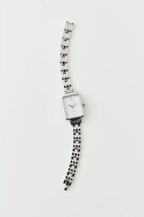 Classic Metal Rectangle Watch | Urban Outfitters Rectangle Watch, Xmas Wishes, Classic Metal, Jewelry Lookbook, And Sign, Urban Outfitters, Lookbook, Sign Up, In Store