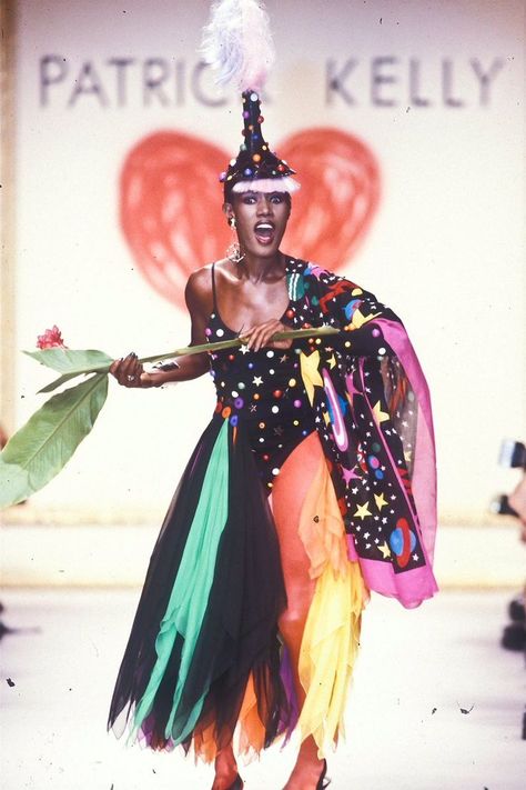 Patrick Kelly, State Of Grace, High Fashion Editorial, Grace Jones, Fashion Corner, Runway Show, Black Culture, Woman Crush, Fantasy Fashion