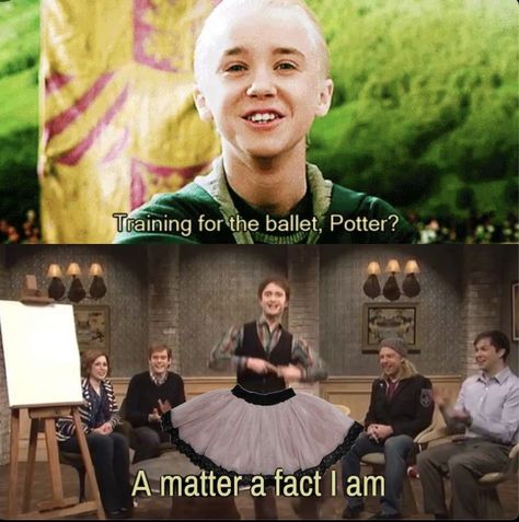 Training For The Ballet Potter, Harry Potter The Ballet, Harry Potter Ballet, Harry Potter Funny Pictures, Harry Potter Friends, Funny Harry Potter Jokes, Cute Harry Potter, Harry Potter Memes Hilarious, Harry Potter Feels