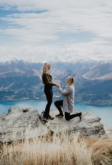 Amelia and Rosy's Marriage Proposal Story on How They Asked by The Knot! #howtheyasked #LGBTQ #LGBTQwedding #LGBTQproposal #loveislove #lovestory #mountains #winter #fall #gorgeous Best Marriage Proposals, Winter Proposal, Dream Proposal, Best Wedding Proposals, Proposal Planning, Professional Photo Shoot, Proposals Ideas, Proposal Photos, Romantic Proposal