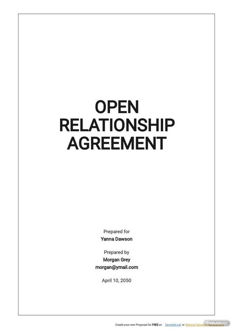 Download this Sample Open Relationship Agreement Template Document - Pdf, Google Docs, Word, Apple Pages Format Relationship Contract Template, Relationship Agreement, Relationship Contract, Open Relationship, Contract Template, Relationship Rules, Template Google, Professional Templates, Business Template