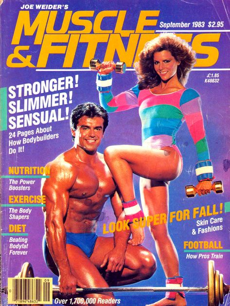 Oily Biceps and Neon Spandex: Muscle & Fitness Magazines of the 1980s - Flashbak 1980s Aerobics, Arnold Schwarzenegger Bodybuilding, Schwarzenegger Bodybuilding, Retro Fitness, Joe Weider, Workout Splits, Bodybuilders Men, Fitness Photos, Fitness Magazine