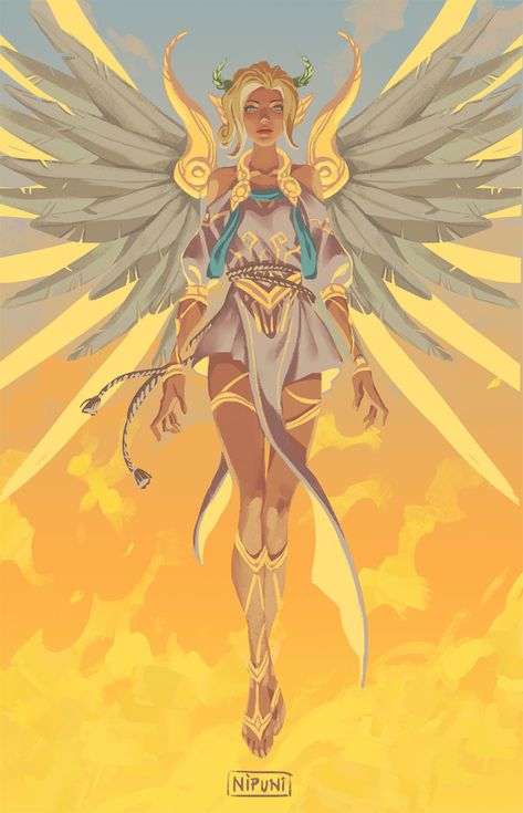 Mercy Wallpaper, Overwatch Tattoo, Mercy Fanart, Angela Ziegler, Overwatch Mercy, Angel Clothing, Overwatch Wallpapers, Winged Victory, Mercy Overwatch