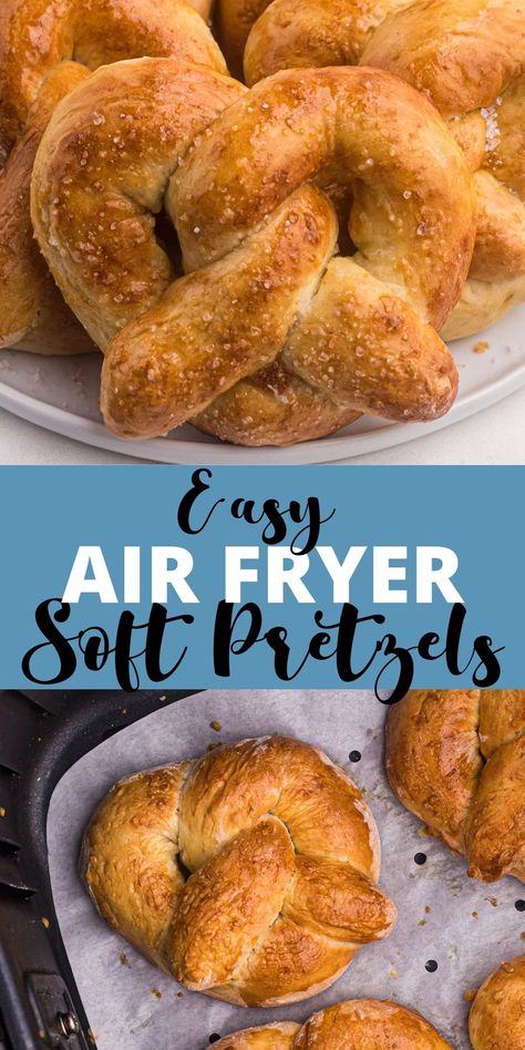 Things To Cook In Air Fryer, Recipe Videos Tasty, Food Receipt Easy Recipes, Air Fryer Pretzels, Air Fryer Recipes Videos, Auntie Anne, New Air Fryer Recipes, Air Fryer Recipes Snacks, Soft Pretzel