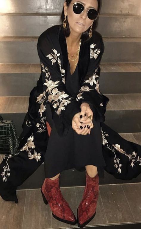 Look Boho Chic, Mode Kimono, Looks Chic, Kimono Fashion, Outfits Casuales, Look Fashion, Passion For Fashion, Chic Outfits, Casual Chic