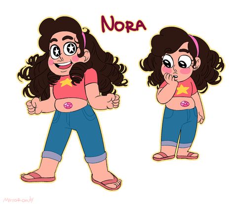 Nora Universe Fanart, Nora Steven Universe, Nora Universe Au, Genderbend Steven Universe, Nora Universe, Steven Universe Genderbend, Perla Steven Universe, Greg Universe, Steven Universe Au