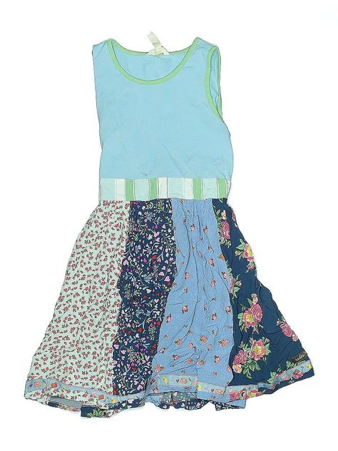 Matilda Jane Dress Size: 14 Blue Skirts & Dresses - used. 50% COTTON, 50% RAYON, Crew Neck, Short, Sleeveless | Matilda Jane Dress: Blue Skirts & Dresses - Used - Size 14