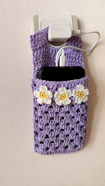 Crochet Tablet Holder, Crochet Charger Holder, Crochet Remote Holder, Crochet Phone Charger, Charger Crochet, Crochet Yarn Holder, Crochet Organizer, Remote Holder, Yarn Holder