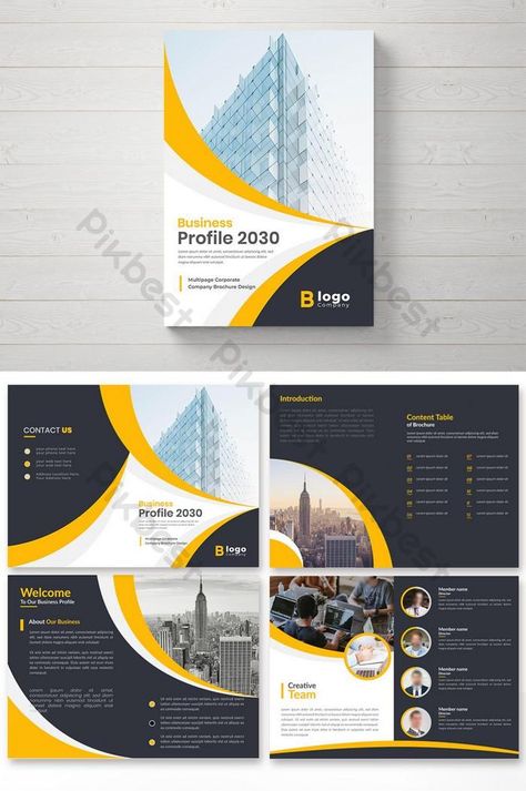 Company Profile Cover Design Ideas, Picture Layout Design Templates, Corporate Layout Design, Creative Company Profile Design Layout, Profile Company Design, Company Profile Design Templates Free, Company Profile Design Creative, Company Profile Design Layout, Template Layout Design