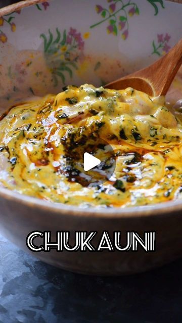 Nepali Vegetarian Recipes, Chukauni Recipe, Poatao Recipes, Nepali Chukauni, Potato Raita, Yogurt Dishes, Raita Recipe Indian, Nepal Food, Yogurt Salad