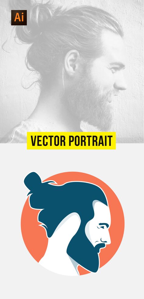 Vector Portrait ..  #vector #portriat #illustration #adobeillustrator tutorials #illustratortutorials Vector Portrait Illustration Tutorial, Vector Portrait Tutorial, Portrait Techniques, Vector Portraits, Vector Portrait Illustration, Portrait Tutorial, Logo Design Tutorial, Procreate Tutorial, Adobe Illustrator Tutorials