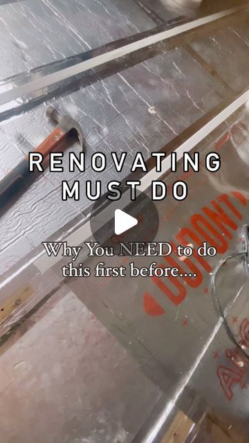 Sharon Cunningham | The Home Refurber on Instagram: "Insulation. In all the rooms we have done a lot of insulation, especially the old part of the house. When we bought it there was nothing and not only could you hear everything in each room, its not that great for sound and heat transfer.  In the floor we put First 150 cellotex between joists, and gaps get filled with insulation foam. Then tape joins between cellotex and joists with insulation tape or aluminum foil. Novia insulation tape. Then we put butyl tape across each of the joists.   Then vapour control layer and stick with removing white cover on Butyl tape. Then staple through at butyl tape layer. Avoid penetration of vapour control layer. When you do it into butyl tape, the rubber tightens around the staple to minimise the air ga Mobile Home Bedroom, Foam Insulation Board, Foil Insulation, Insulated Panels, Insulation Board, Remodeling Mobile Homes, White Cover, Craft Room Storage, Foam Insulation