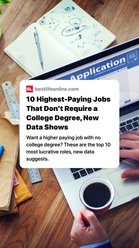 **New Data Reveals: Top 10 High-Paying Jobs Without a College Degree. Boost your Earnings with these Lucrative job titles. Job Titles, Virtual Assistant Jobs, Digital Marketing Social Media, High Paying Jobs, Data Show, Looking For A Job, Freelance Writer, College Degree, Freelance Writing