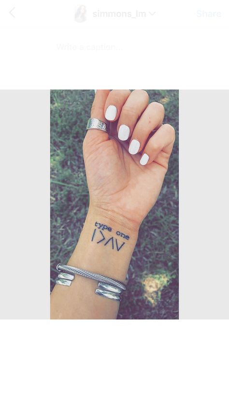 “I am greater than my highs and my lows” @beyondtype1daily #type1diabetes #t1d #type1strong #diabetesawareness #t1dlookslikeme Tattoos For Diabetics, Meanfull Tattoo, Type One Tattoo, I Am Greater Than My Highs And Lows, Type 1 Tattoo Ideas, Tattoo Ideas Wrist, T1d Tattoo, Medical Alert Tattoo, Free Spirit Tattoo