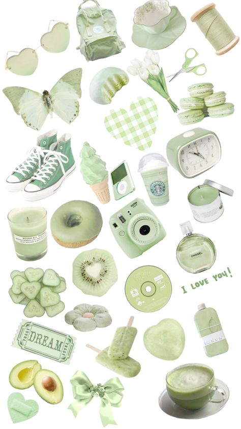 my fav yet <3 #green #mint #mintgreen Green Stickers Printable, Green Stickers Aesthetic Printable, Cute Green Stickers, Cottage Stickers, Green Scrapbook, Frames Design Graphic, Scrapbook Letters, Vintage Scrapbook Paper, Printable Sticker Sheets