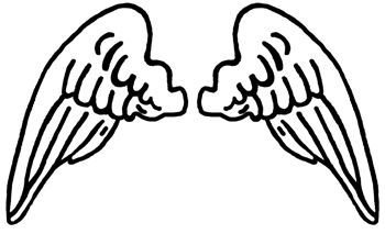 Angel wings with gold fabric paint Cupid Wings Drawing, Cupid Wings, Easter Clip Art, Wedding Clip Art, Wings Drawing, Wedding Clip, Pi Phi, Easter Clipart, Wedding Clipart