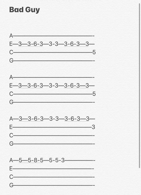 Easy Guitar Tabs Songs Pop, Gutair Tabs Easy, Bass Guitar Notes Sheet Music, Bass Guitar Tabs Beginner, Guitar Songs Tabs Sheet Music, Bass Guitar Tabs Songs, One String Guitar Songs, Bass Tabs Beginner, Bass Tabs Songs