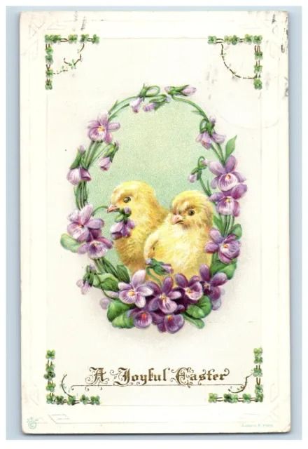 Circa 1910 Easter Chicks Purple Flowers Vintage Postcard P108E Vintage Easter Postcards, Easter Postcards, Flowers Vintage, Easter Chicks, Vintage Easter, Vintage Postcard, The Winner, Vintage Flowers, Purple Flowers