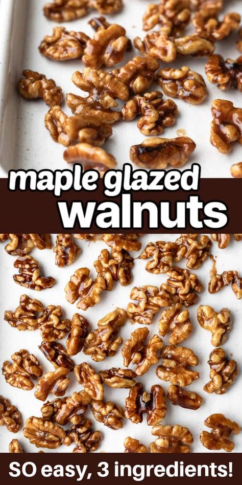 Honey Glazed Walnuts Recipe, Glazed Walnuts Recipe, Honey Glazed Walnuts, Maple Syrup Candy, Candied Walnut Recipe, Health Benefits Of Walnuts, Glazed Walnuts, Snack Boards, Walnuts Recipe