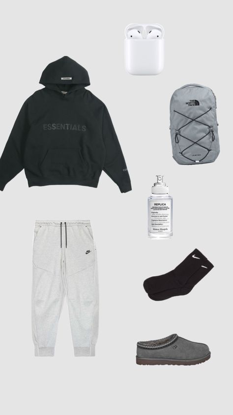 Chill Streetwear Outfits, Chill Outfit Men, Mens Athleisure Outfits, Chill Streetwear, Chill Outfits For School, Mens Athleisure, Mochila Jansport, Nike Clothes Mens, Chill Outfit