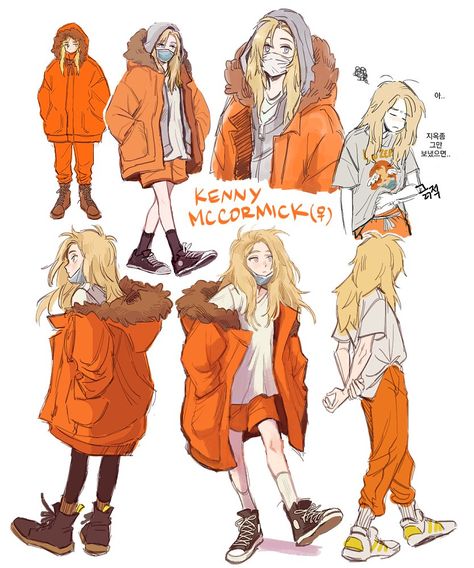 Southpark Fanart, Kenny Mccormick, Kenny South Park, Style South Park, South Park Anime, South Park Funny, Tweek Y Craig, South Park Fanart, Undertale Drawings