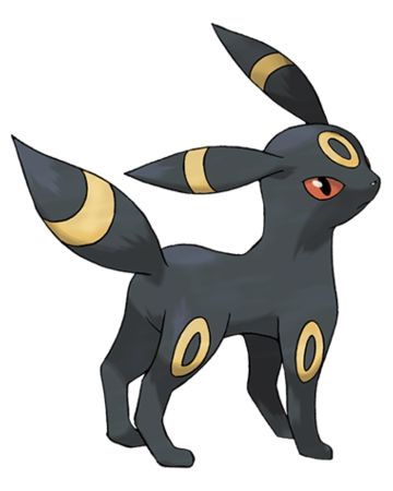 Evee Evolution, Dark Type Pokemon, Umbreon Pokemon, Dark Pokémon, Pokemon Gym Leaders, Umbreon And Espeon, Pokemon Umbreon, Pokemon Moon, Oc Pokemon