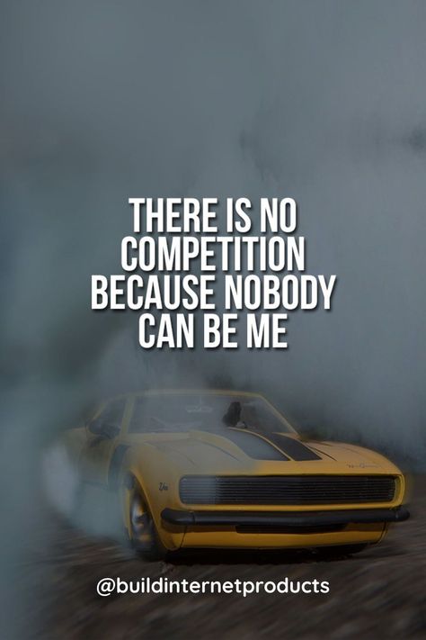 There is no competition because nobody can be me. Motivational Quotes Positive Good Vibes, Quotes Positive Good Vibes, God Warrior, There Is No Competition, Logic Quotes, Loved Quotes, Life Quotes Tumblr, Rich Quotes, Mindset Matters