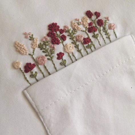 Sewing Flowers On Clothes, Dirty Air Series, Chloe Carter, Embroidery Floss Crafts, Diy Embroidery Shirt, Lauren Asher, Diy Embroidery Designs, Dirty Air, Hand Embroidery Patterns Flowers