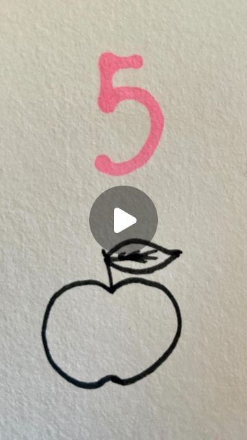 Elsa on Instagram: "Very easy drawing with numbers for young kids 🍎🍏 #apple #kidsdrawing #artsandcrafts #easydrawing #howtodraw" Apple Easy Drawing, Apple Drawing Kids, Number Drawing For Kids, Drawing With Numbers, Apple Drawing, Very Easy Drawing, Number Drawing, Easiest Apples