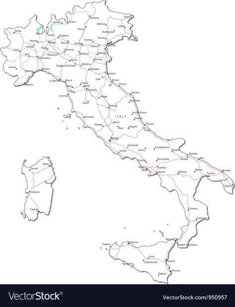 Map Of Italy Cities, Tuscany Map Illustration, Italy Regions Map, Tuscany Map, Italy Map, Map Vector, Illustrated Map, Free Vector Images, City Map