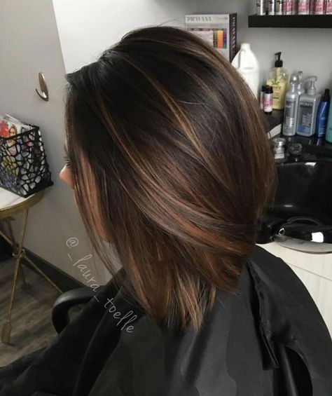 60 Chocolate Brown Hair Color Ideas for Brunettes Brown Bob Hair, Dark Chocolate Hair, Balayage Straight, Highlights For Dark Brown Hair, Chocolate Brown Hair Color, Hair Color Chocolate, Chocolate Hair, Chocolate Brown Hair, Black Hair With Highlights