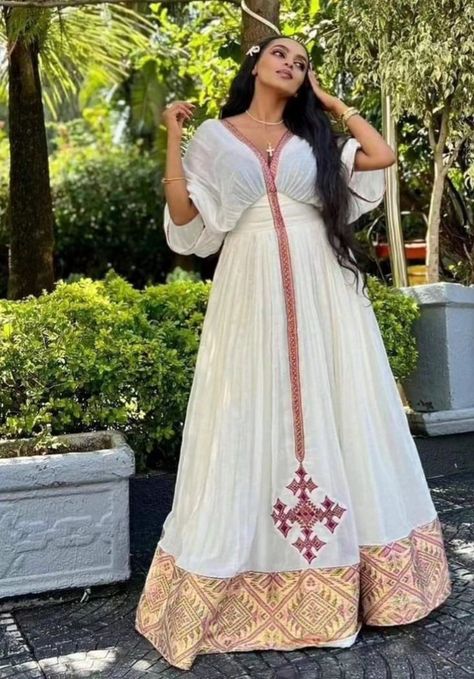 Habesha Clothes, Ethiopian Dresses, Eritrean Dress, Ethiopian Wedding, Ethiopian Clothing, Ethiopian Traditional Dress, Habesha Dress, Ethiopian Dress, Habesha Kemis