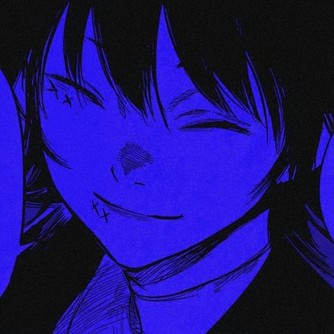 Is a blue anime pfp Anime Pfp Blue Hair, Blue Anime Pfp, Red Aesthetic Grunge, Y2k Profile Picture, Blue Anime, Creative Profile Picture, Blue Poster, Picture Icon, Anime Profile