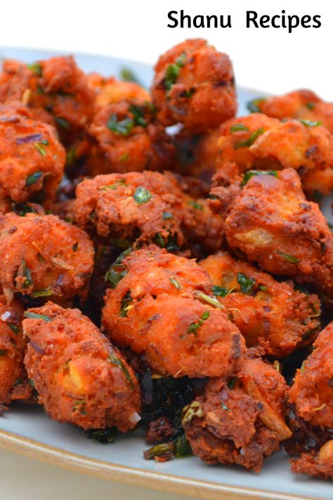 Gram Flour, Spicy Snacks, Coriander Leaves, Rice Flour, Chopped Garlic, Chilli Powder, Cottage Cheese, Paneer, Tandoori Chicken