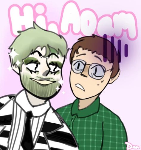 Beetlejuice X Adam Fanart, Adam Beetlejuice, Beetlejuice, Fan Art