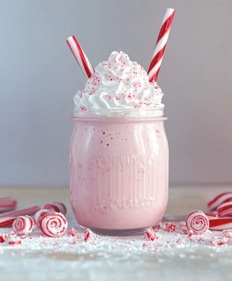 Candy Cane Milkshakes Recipe Candy Cane Milkshake, Easy Pepper Jelly, Cane Aesthetic, Pepper Jelly Cheese Dip, Spicy Pepper Jelly, Cheese Dip Recipe, Cheese Dip Recipes, Crowd Pleasing Appetizers, Pepper Jelly