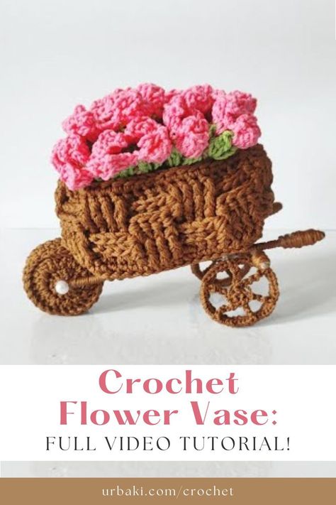 In the world of crafting, there's a magical art form that combines creativity and warmth - crochet. And when it comes to creating unique and charming home decor, the crochet flower vase stands tall as a true masterpiece.In this article, we'll explore the beauty and versatility of the crochet flower vase, a delightful creation that adds a touch of handmade elegance to any space. Looking for a heartfelt and memorable gift for a loved one? A crochet flower vase is a wonderful choice... Crochet Flower Vase, Crochet Vase, Vase Pattern, Charming Home, Crochet Home Decor, Magical Art, World Crafts, Crochet Flower Patterns, Crochet Flower