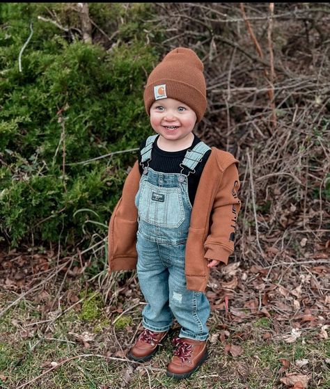 Baby Carhartt Overalls Outfit, Baby Boy Overalls Outfit Pictures, Carhartt Baby Outfits, Baby Carhartt Outfit, Baby Carhartt Overalls, Baby Carhartt, Carhartt Overalls, Overalls Outfit, Boy Fits